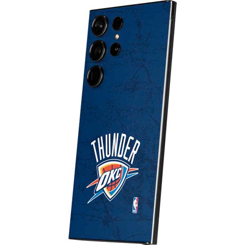 NBA OKC Thunder Distressed Galaxy S25 Ultra Skin